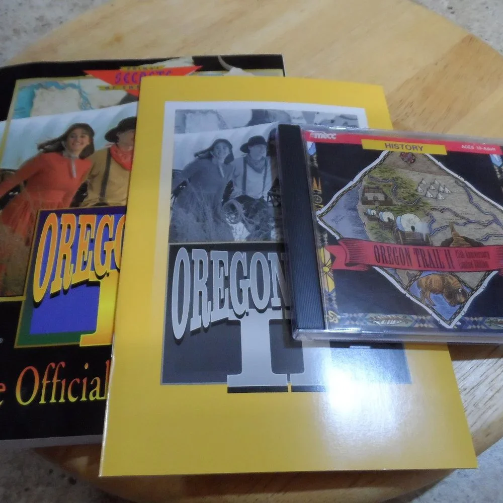 Oregon Trail II 25th Anniversary Limited Edition PC Game + Box + Strategy Guide